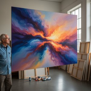 Carl Newman: Exploring Abstraction's Spiritual Resonance Through Color Field Painting