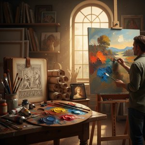 L'héritage durable de la peinture à l'huile : technique, histoire et pratique contemporaine