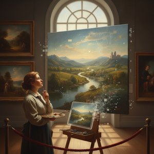 From Pixels to Pigment: Transform Your Digital Assets into Museum-Quality Oil Masterpieces with Mus3ums