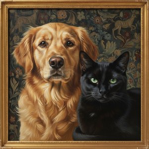 Capture Their Soul: The Art of Bespoke High-Realism Oil Pet Portraits by Mus3ums Master Artists