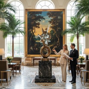 Curating Grandeur: An Interior Designer’s Guide to Selecting Bespoke Artworks for Luxury Hotel Themes