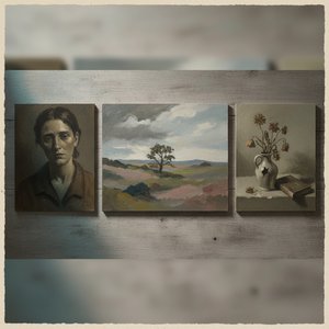 The Subdued Palette: Exploring Emotional Resonance & Aesthetic Impact in Muted Artworks