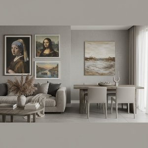 Greige Masterpieces: 10 Famous Paintings & Timeless Home Decor Ideas