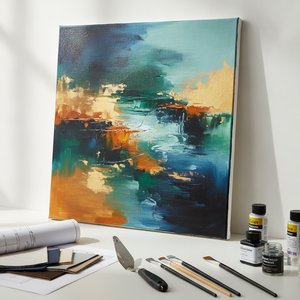 Acrylic on Canvas: A Durable & Versatile Choice for Large-Scale Hospitality Art Projects