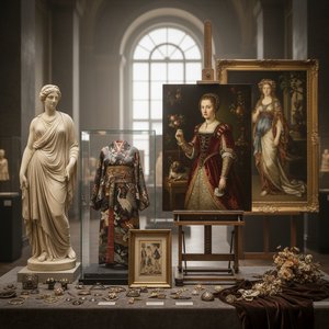 Draped Narratives: Fashion as Symbol & Subject in Historical Art
