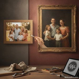 Mus3ums.com F.A.Q.: Create Bespoke Family Legacy Oil Portraits from Photos