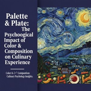 Paleta e Prato: O Impacto Psicológico da Cor e Composição na Experiência Culinária