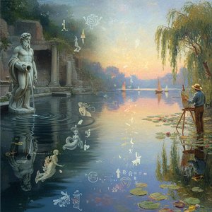 Fluid Reflections: Exploring Water's Symbolism in Art History – From Myth to Impressionism
