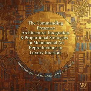 The Commanding Presence: Architectural Integration & Proportional Strategies for Monumental Art Reproductions in Luxury Interiors