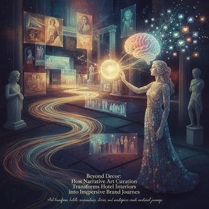 Beyond Decor: How Narrative Art Curation Transforms Hotel Interiors into Immersive Brand Journeys