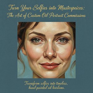 Turn Your Selfies into Masterpieces: The Art of Custom Oil Portrait Commissions