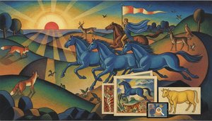 L'Esprit du Cavalier Bleu : Les 25 Chefs-d'œuvre Iconiques de Franz Marc