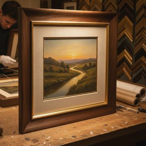 Beyond the Canvas: Elevate Your Custom Masterpiece with Mus3ums’s Premium Framing Services