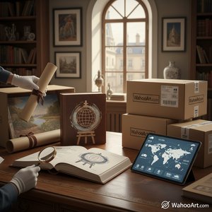 تكاليف الشحن العالمية على Mus3ums.com: دليل المقتنين الُمتميزين (Mus3ums.com F.A.Q.)