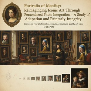 Retratos de Identidad: Reinterpretando el Arte Icónico a Través de la Integración Personalizada de Fotografías – Un Estudio de Adaptación Artística e Integridad Pictórica