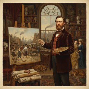 Benjamin Haughton: Victorian Genre Painting & Social Commentary