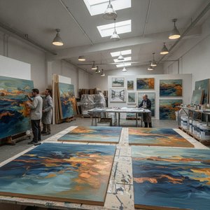 Oil on Board: A Durable & Cost-Effective Choice for Large-Scale Hotel Art Projects