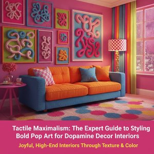 Tactile Maximalism: The Expert Guide to Styling Bold Pop Art for Dopamine Decor Interiors