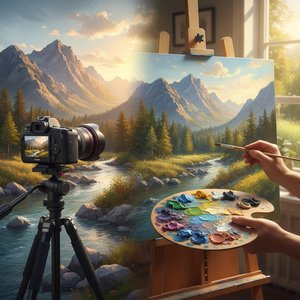 From Lens to Legacy: Transforming Your Landscapes into Impressionist Oil Masterpieces with Mus3ums