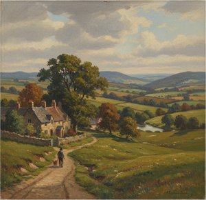 Brian Hatton: A Study in Early 20th-Century British Landscape Painting & Rural Identity