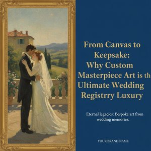 From Canvas to Keepsake: Why Custom Masterpiece Art is the Ultimate Wedding Registry Luxury