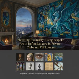 Elevating Exclusivity: Using Bespoke Art to Define Luxury in Private Clubs and VIP Lounges