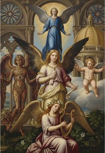 Divine Beauty: A Curated Guide to the Celestial Majesty of Angelic Figures in Art History