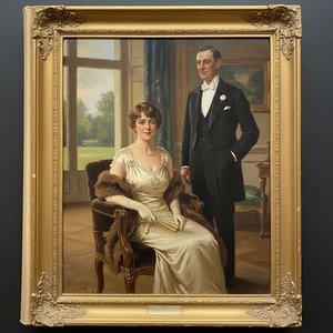 Oswald Birley: Capturing an Era Through Society Portraiture – A Legacy of British Elegance