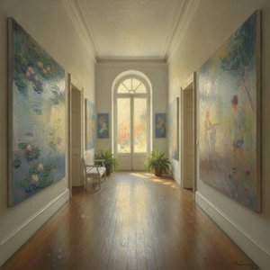 The Luminous Hallway: Transforming Your Home with the Ethereal Magic of Impressionist Masterpieces