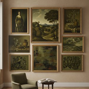 Top 10 Meesterwerken met Donker Olijfgroen: Kunst voor uw Interieur | Mus3ums.nl