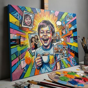 The New Avant-Garde: Transform Personal Moments into Bold Pop Art Oil Masterpieces