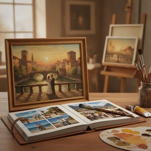 Turn Your Vacation Photos into Hand-Painted Oil Masterpieces: The Ultimate Anniversary Gift for a Timeless Legacy