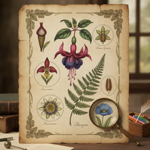 Victorian Botanical Art: The Timeless Elegance of Nature's Meticulous Detail and Scientific Grace