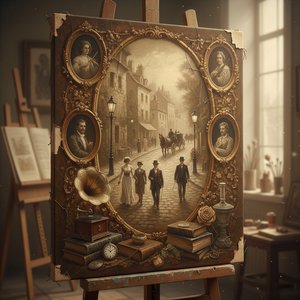 Echoes of Time: Nostalgia, Technique & Cultural Significance in Vintage Paintings