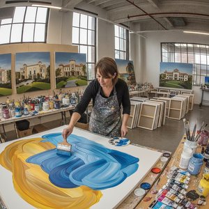 Acrylic Paint Guide: Leveraging Fast-Drying Versatility for Professional Art Reproductions and Large-Scale Hospitality Projects