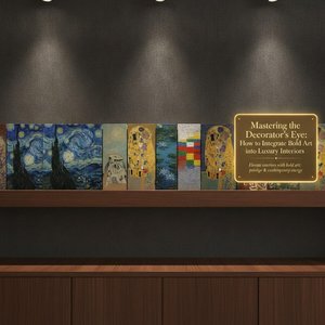 The Decorator's Eye: A Curator's Guide to Integrating Masterpiece Art into Luxury Interiors