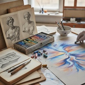 The Magic of Pastel Art: A Guide to Soft Colors and Velvately Textures in Impressionist Masterpieces