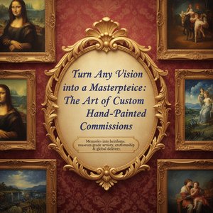 Turn Any Vision into a Masterpiece: The Art of Custom Hand-Painted Commissions