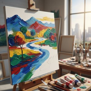 Acrylic on Canvas: A Modern Masterpiece – Technique, History & Contemporary Expression