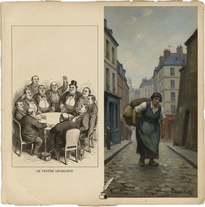 Honoré Daumier: Social Commentary & Artistic Innovation in 19th-Century France