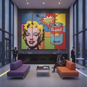 Level Up Your Lobby: Bold Pop Art Reproductions for High-Impact Hotel Receptions