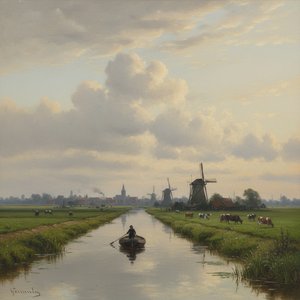 Johan Hendrik Weissenbruch: Capturing Dutch Light & Atmosphere – A Master of Realism