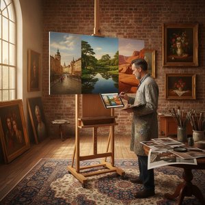 Mus3ums.com F.A.Q.: The Connoisseur's Guide to Merging Multiple Photos into One Bespoke Oil Masterpiece