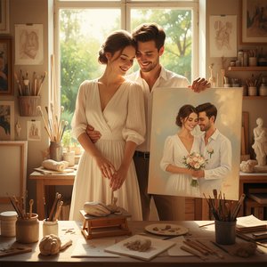 Eine bleibende Verbindung: Kunst als das perfekte personalisierte Geschenk für Frischvermählte