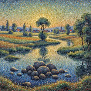 Chromatic Islands: Exploring the Theory & Legacy of Pointillism in 19th-Century Art