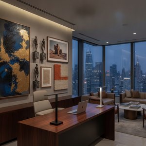 The Curated Identity: Elevating Corporate & Hospitality Spaces with Bespoke Large-Format Artistry