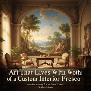 Art That Lives With You: The Emotional Power of a Custom Interior Fresco