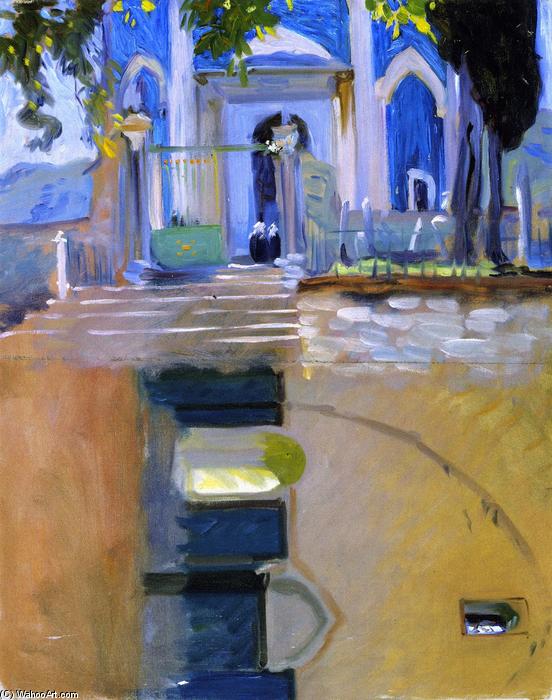 Two Architactural Views — John Singer Sargent, Acrylic On Canvas, Impressionistic Brilliance