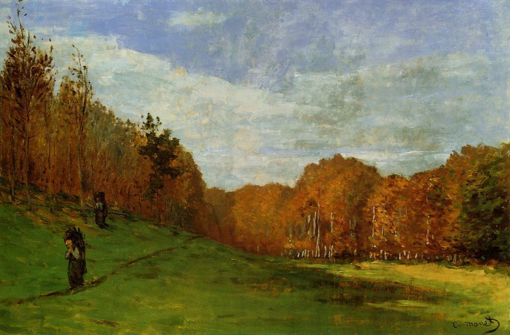 Woodbearers In Fontainebleau Forest — Клод Моне, Олія На Полотні, Impressionism