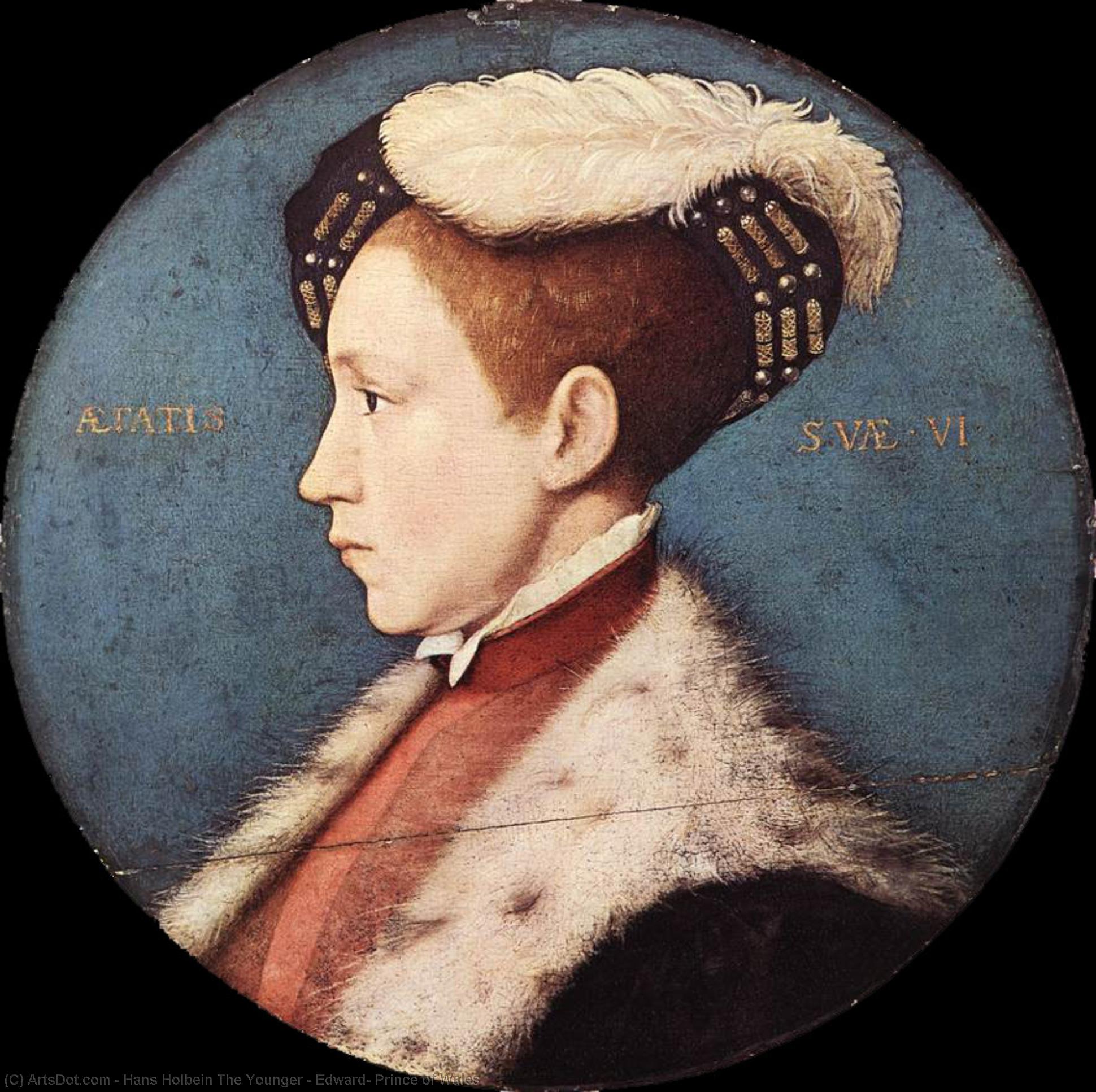 Edward, Prince Of Wales — Hans Holbein The Younger, Acrylic On Canvas, Northern Renaissance